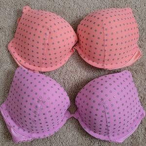 LIKE NEW VS Polka Dot Bras